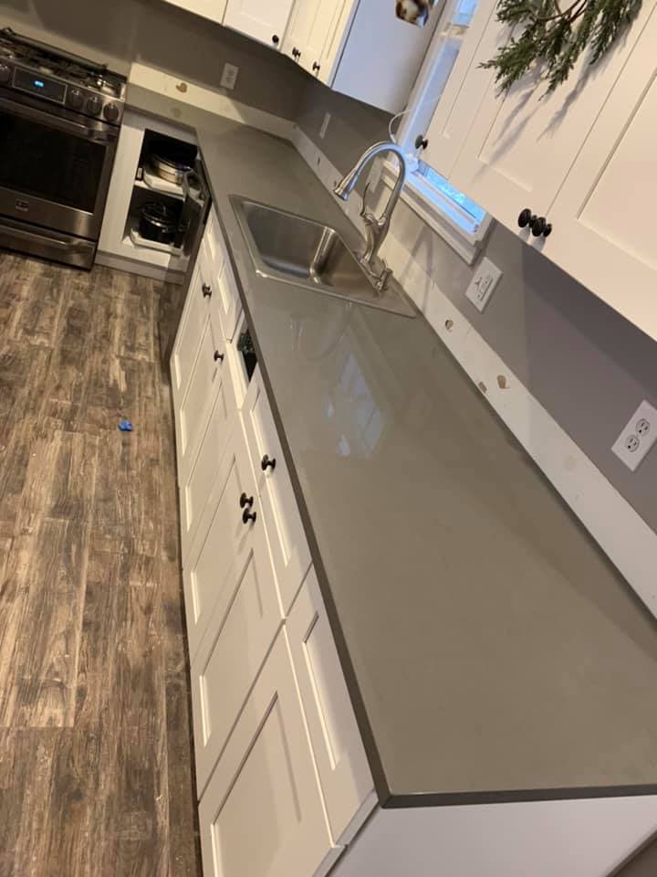 Kitchen countertop installed by Quality Work Granite