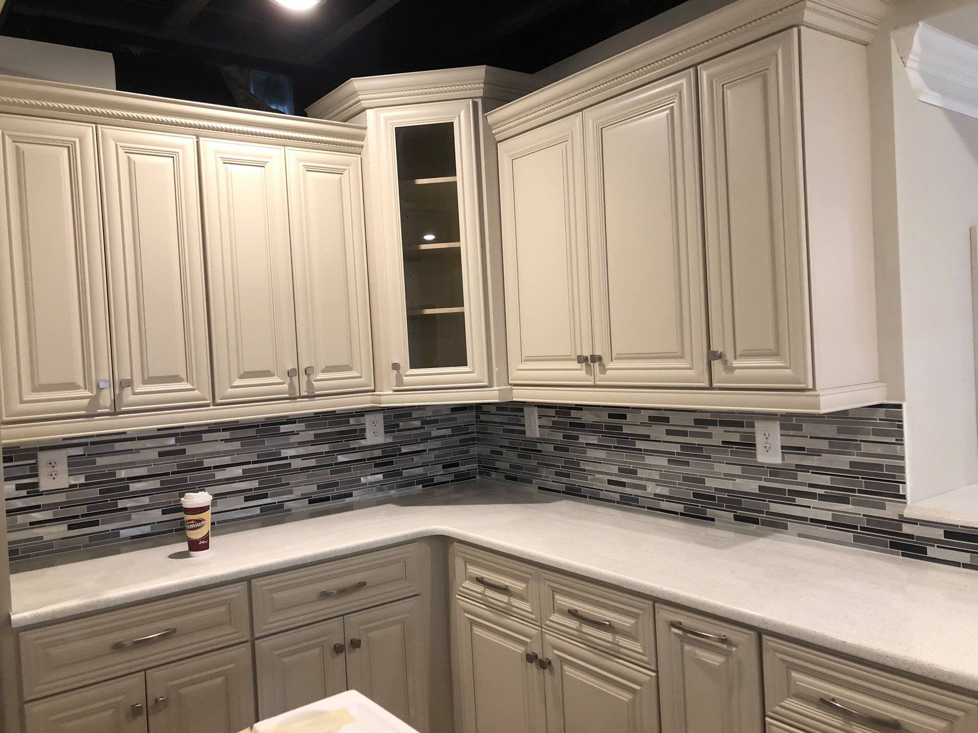 Kitchen countertop installed by Quality Work Granite