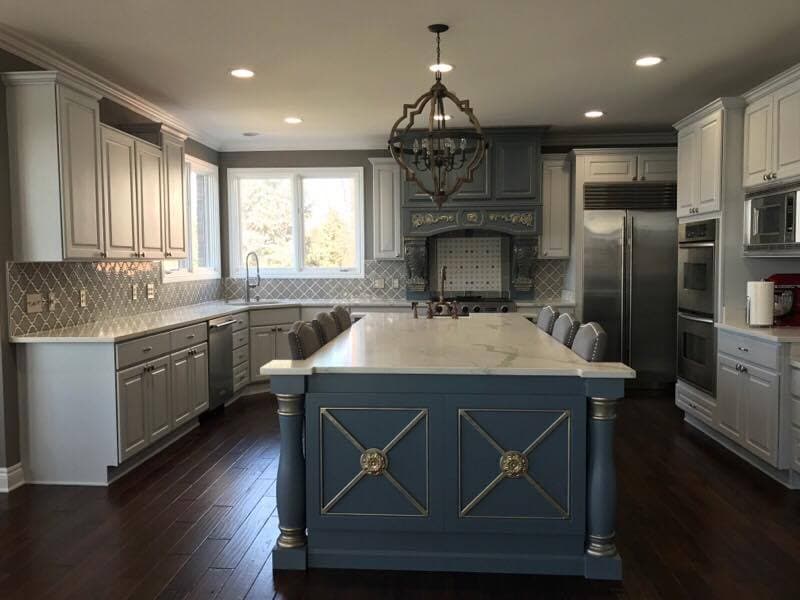 Kitchen countertop installed by Quality Work Granite