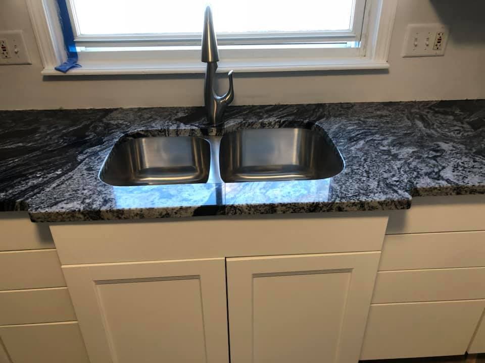 Kitchen countertop installed by Quality Work Granite