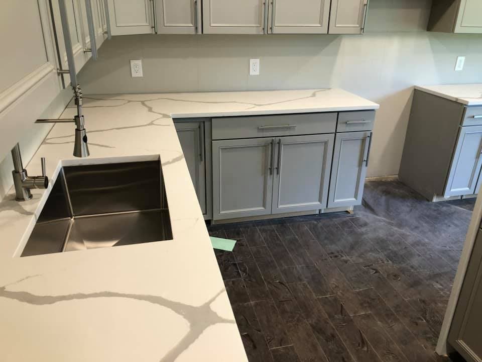 Kitchen countertop installed by Quality Work Granite
